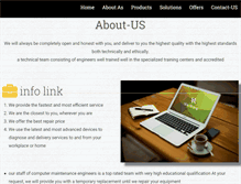 Tablet Screenshot of infolink-eg.com